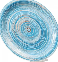 KARE Design Lautaset*Swirl Blue Lautanen, Sininen Ø27cm