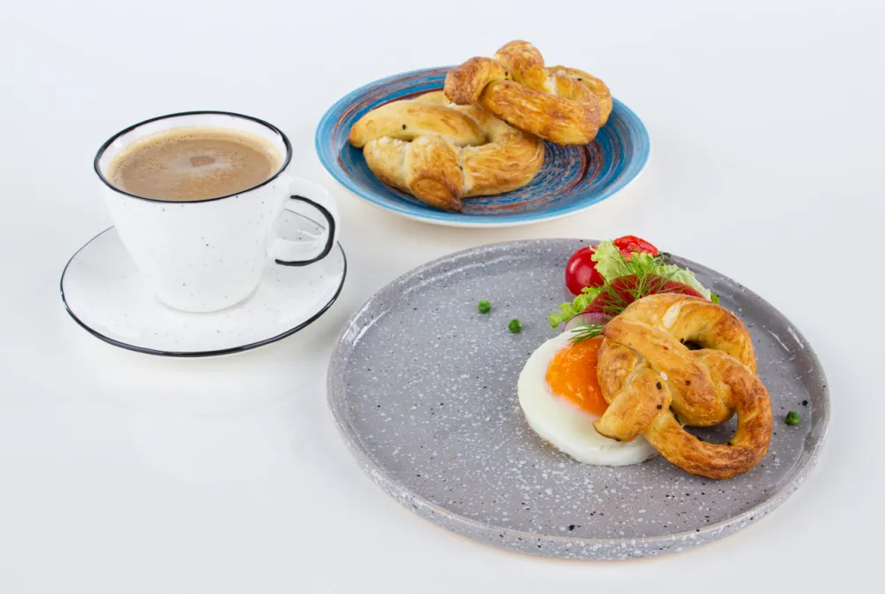 KARE Design Lautaset*Swirl Blue Syvä Lautanen, Sininen Ø21cm