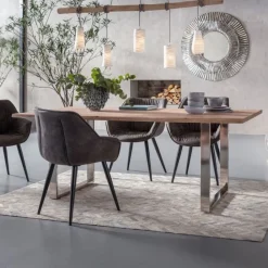 KARE Design Pöydät*Symphony Pöytä, Kromi 200x100cm