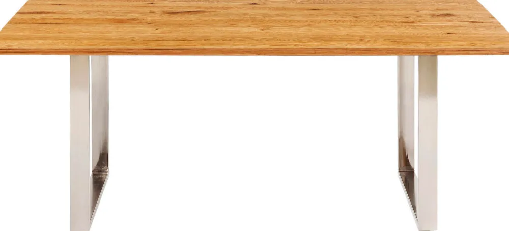 KARE Design Pöydät*Symphony Pöytä Tammi/kromi 200x100cm
