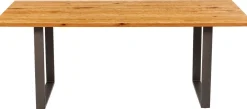 KARE Design Pöydät*Symphony Pöytä Tammi/raaka Metalli 180x90cm