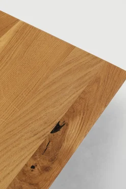 KARE Design Pöydät*Symphony Ruokapöytä - Tammi, Ristikkojalka Musta 180x90cm