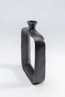 KARE Design Lyhdyt|Kynttilänjalat*Tanu Kynttilänjalka Musta 30cm