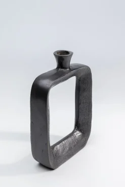 KARE Design Lyhdyt|Kynttilänjalat*Tanu Kynttilänjalka Musta 30cm