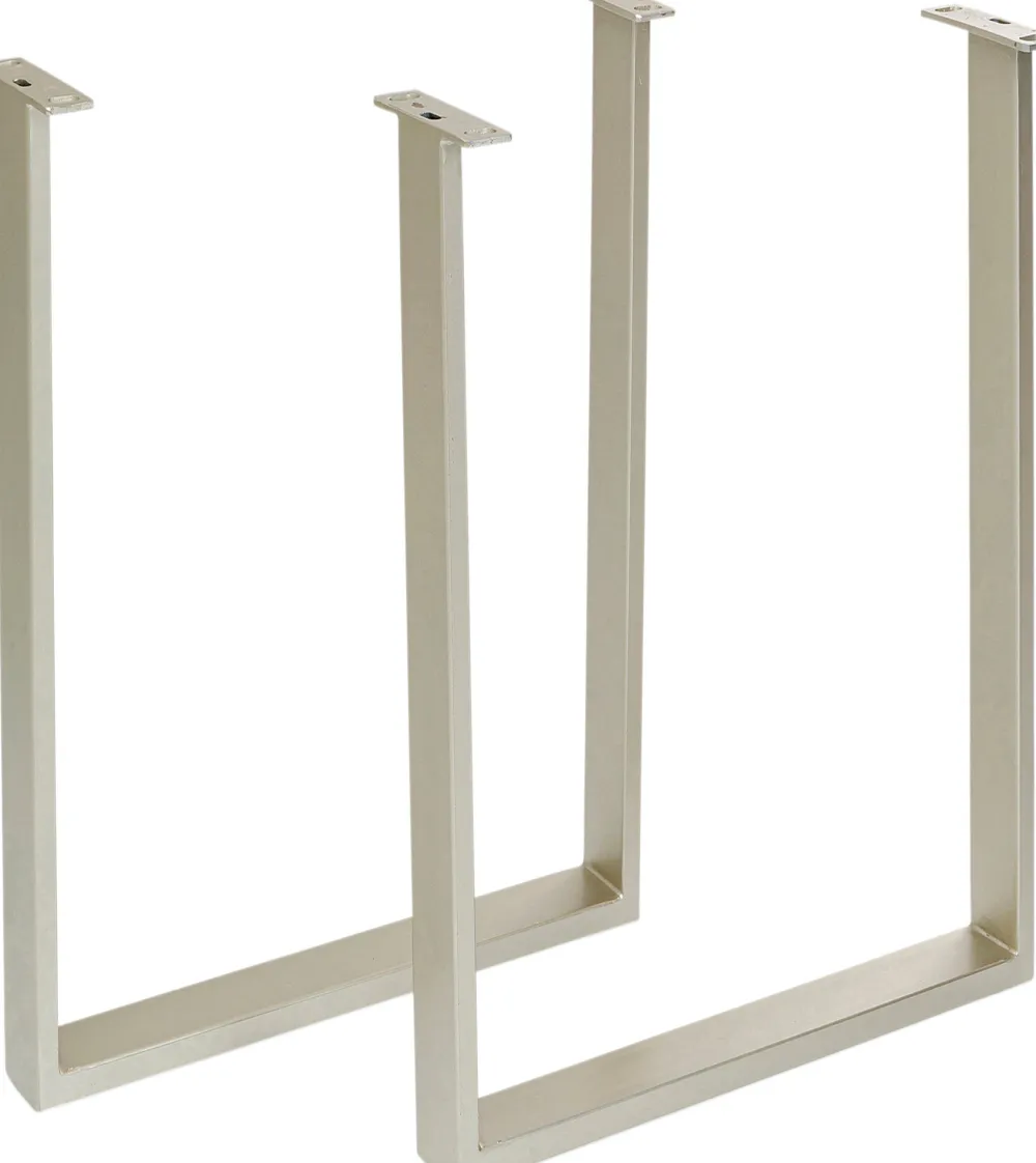 KARE Design Baaripöydät*Tavola Korkeat Pöydänjalat, Hopea (2/Setti)