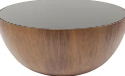 KARE Design Sohvapöydät*Tear Drops Sohvapöytä, Pähkinä Ø80cm