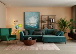 KARE Design Sohvapöydät*Tear Drops Sohvapöytä, Pähkinä Ø80cm