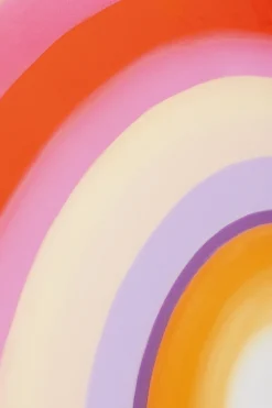 KARE Design Taulut|Olohuone*Tendency Circle Pink Canvas Taulu 120x120cm