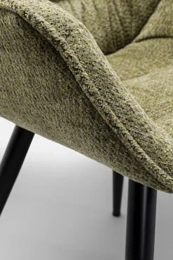 KARE Design Tuolit*Thelma Melange Green Tuoli Käsinojilla Vihreä