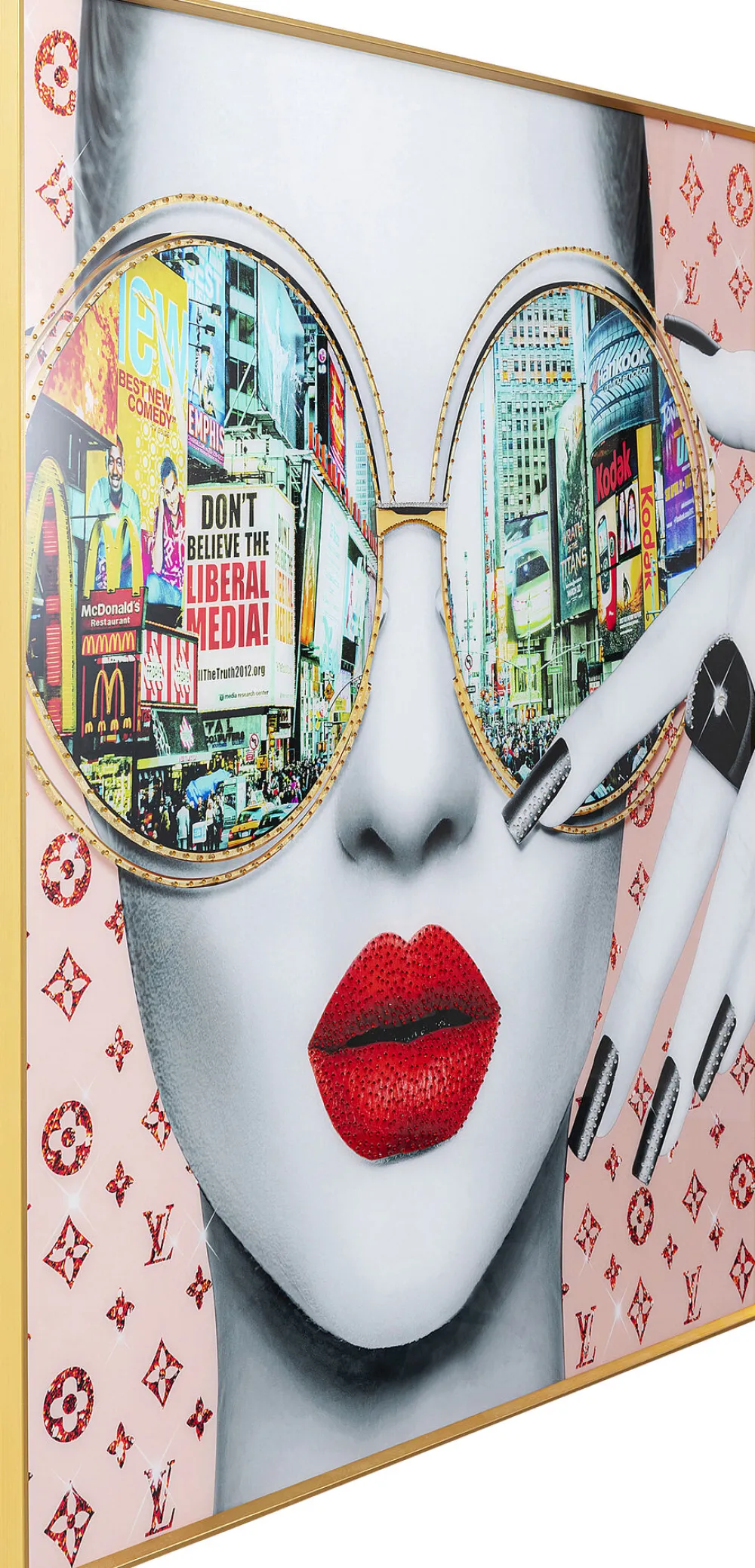 KARE Design Taulut*Times Square View Kehystetty Taulu 120x120cm