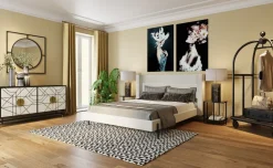 KARE Design Sängyt*Tivoli Ecru Sänky 180x200cm