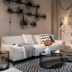 KARE Design Sohvat*Toni Sohva 3-istuttava Beige 230cm