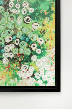 KARE Design Taulut|Olohuone*Top View Green Kehystetty Taulu 100x100cm