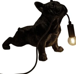 KARE Design Pöytävalaisimet*Toto Koira Pöytävalaisin Musta 35cm