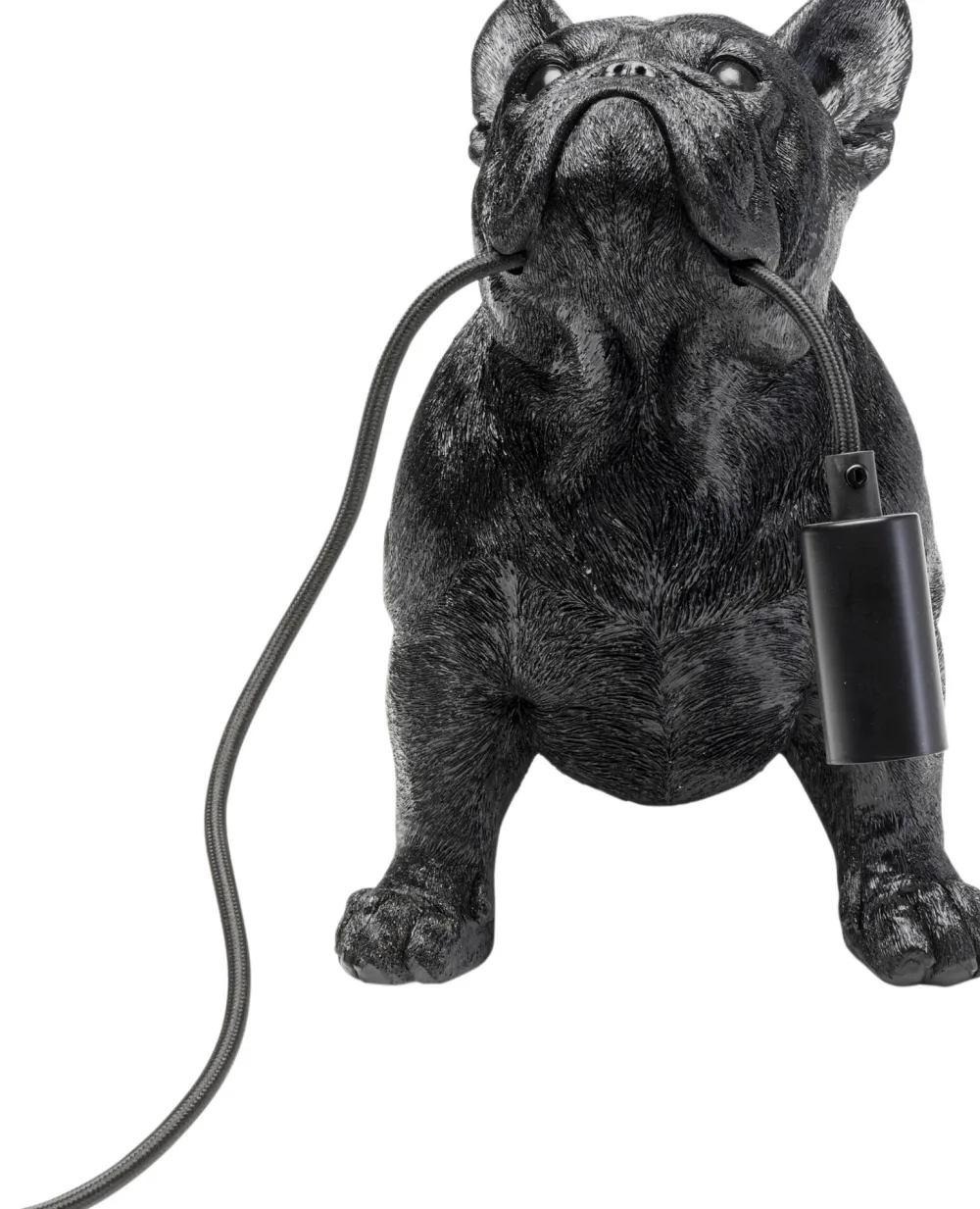 KARE Design Pöytävalaisimet*Toto Koira Pöytävalaisin Musta 35cm