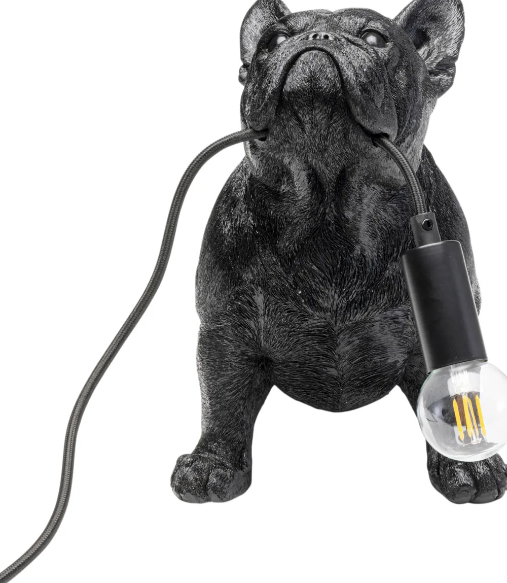 KARE Design Pöytävalaisimet*Toto Koira Pöytävalaisin Musta 35cm