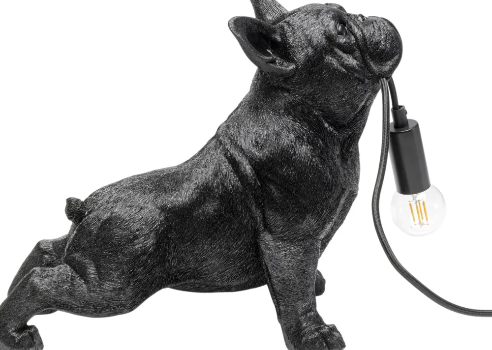 KARE Design Pöytävalaisimet*Toto Koira Pöytävalaisin Musta 35cm