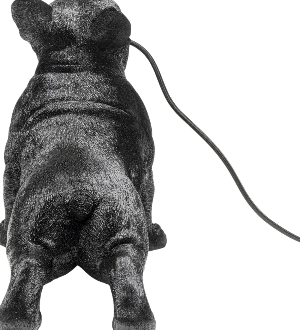 KARE Design Pöytävalaisimet*Toto Koira Pöytävalaisin Musta 35cm