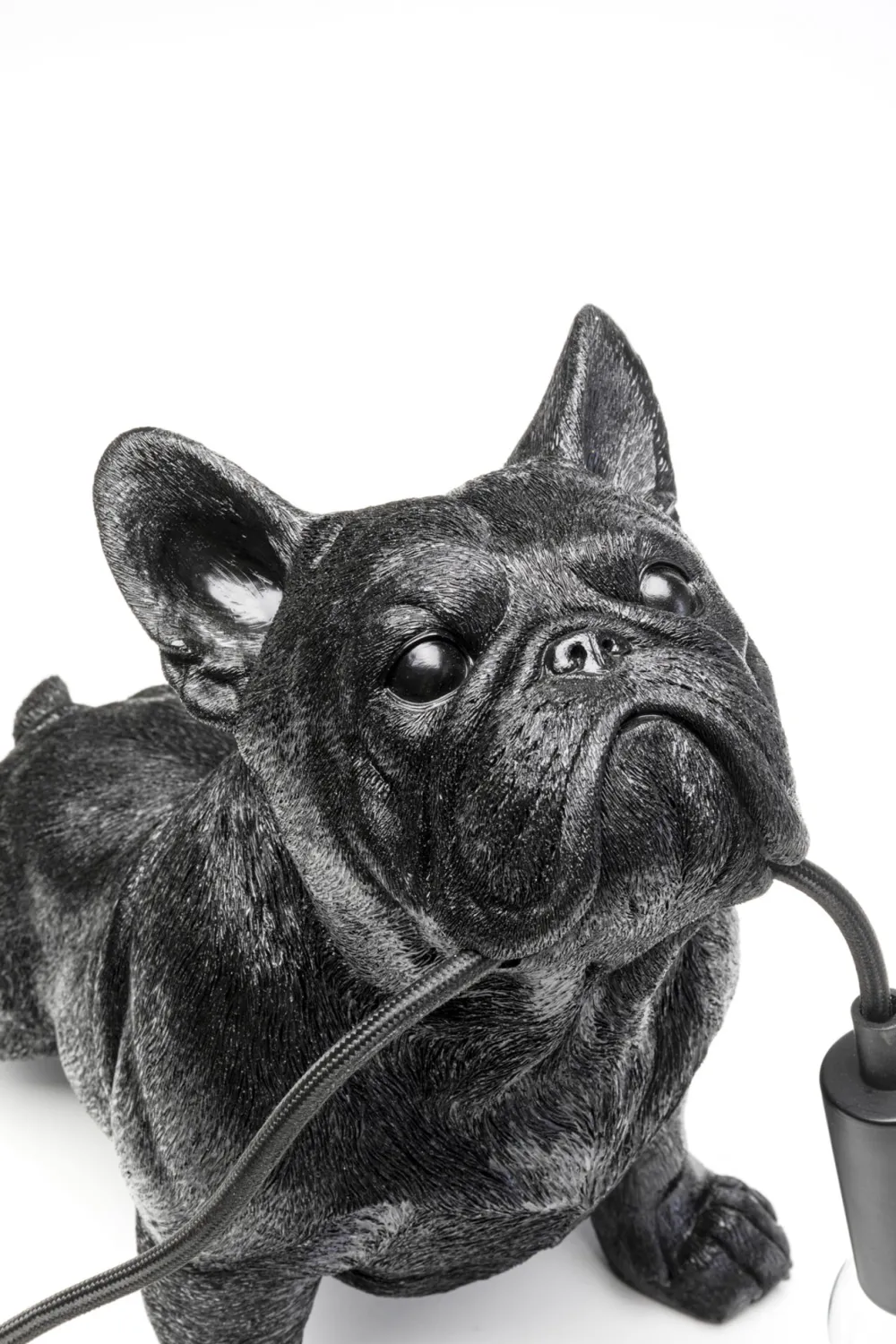 KARE Design Pöytävalaisimet*Toto Koira Pöytävalaisin Musta 35cm