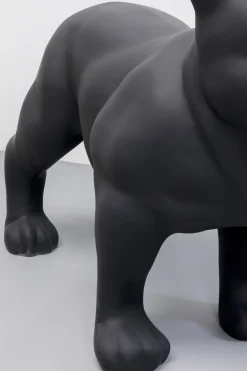 KARE Design Jalalliset Koriste-Esineet*Toto Teen Koira Patsas, Figuuri, Matta Musta 90cm