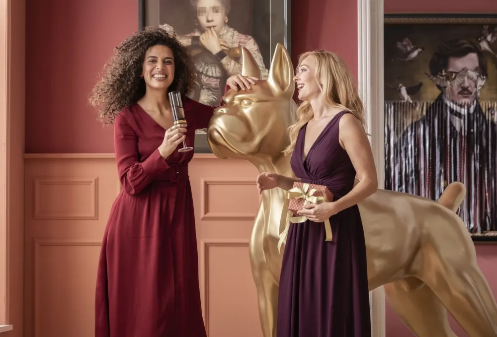 KARE Design Jalalliset Koriste-Esineet*Toto XL Koriste-esine, Patsas, Kulta 180cm