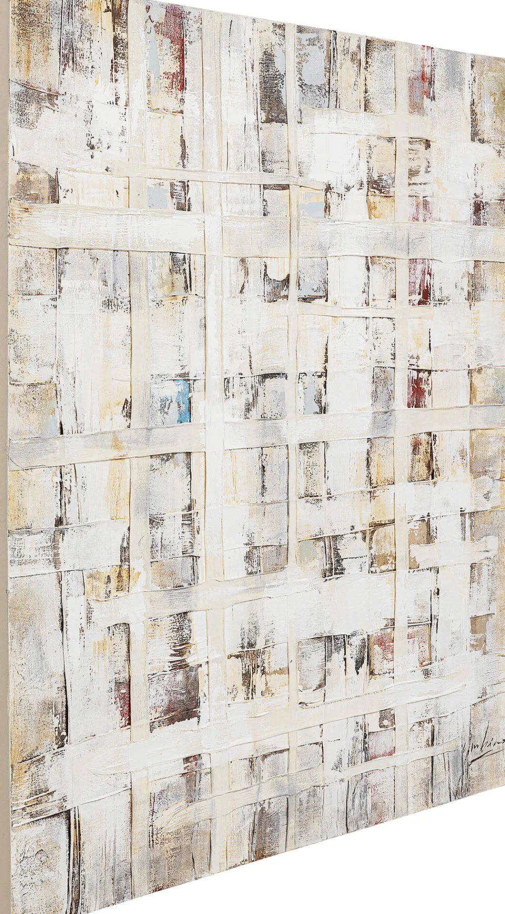 KARE Design Taulut|Olohuone*Treccia Canvas Taulu 120x120cm