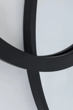 KARE Design Peilit*Triple Circle Seinäpeili, Musta 124x119cm