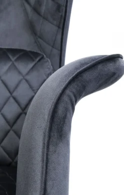 KARE Design Nojatuolit*Tudor Nojatuoli, Samettia, Musta