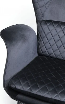 KARE Design Nojatuolit*Tudor Nojatuoli, Samettia, Musta