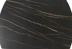 KARE Design Pöydät*Twist Jatkettava Ruokapöytä - Musta 120(30+30)x90cm