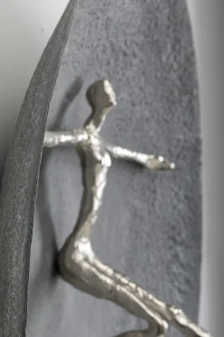 KARE Design Seinäkoristeet*Umano Silver Seinäkoriste Hopea Ø60cm