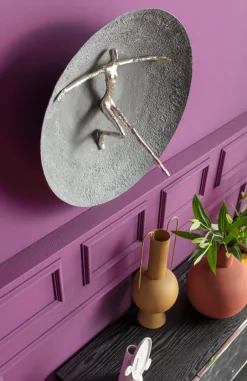 KARE Design Seinäkoristeet*Umano Silver Seinäkoriste Hopea Ø60cm