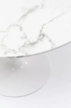 KARE Design Pöydät*Veneto Marble Pöytä, Marmori, Valkoinen Ø110cm