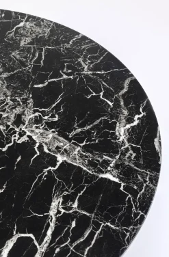 KARE Design Pöydät*Veneto Marble Pöytä, Marmori, Musta Ø110cm