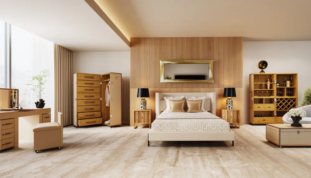 KARE Design Konsolipöydät Ja Sivupöydät*Venezia Meikkipöytä, Pöytä Peilillä Sekä Säilytystilalla, Tuoli, Kermanvärinen