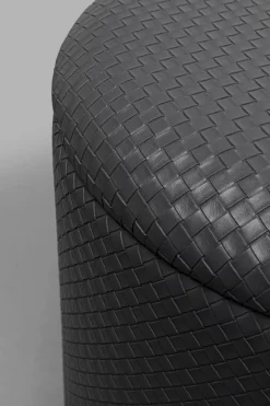 KARE Design Rahit Ja Jakkarat*Venezia Palli, Rahi Säilytyslokerolla, Musta Ø40cm