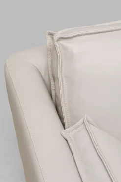 KARE Design Sohvat*Victor 3-istuttava Sohva - Nahkaa, Harmaa 233cm