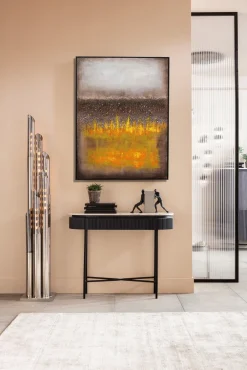 KARE Design Taulut|Olohuone*Vista Canvastaulu Keltainen 90x120 Cm