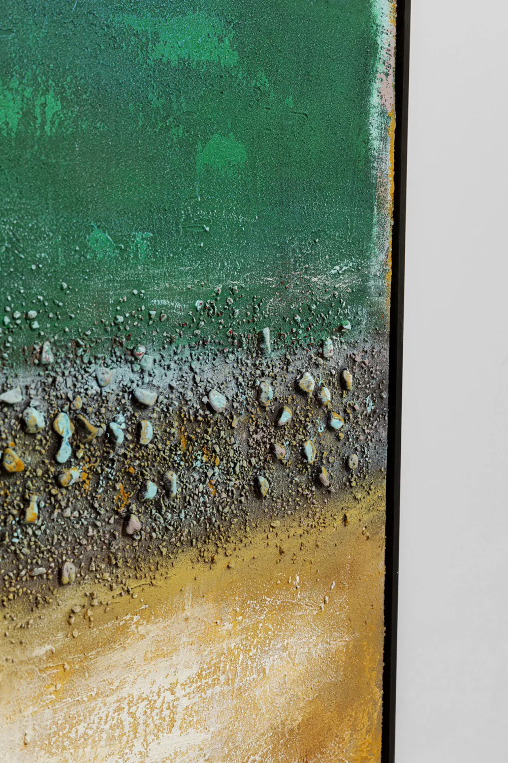 KARE Design Taulut*Vista Canvastaulu Vihreä 90x120 Cm