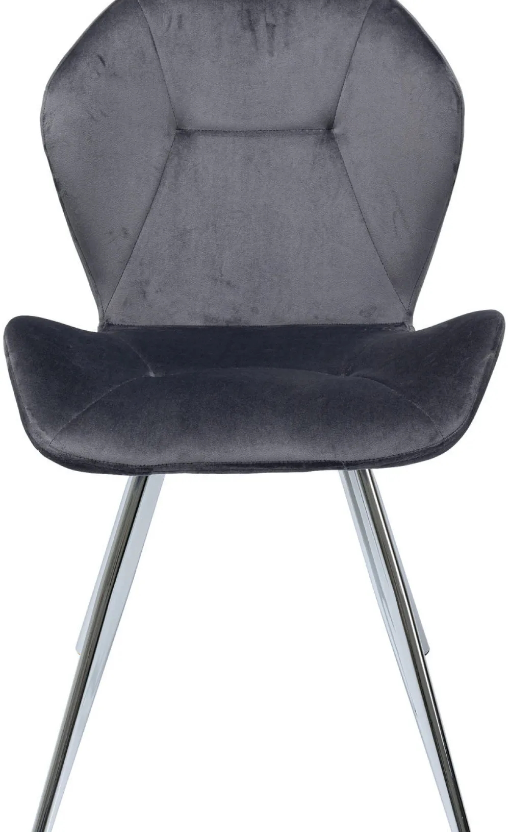 KARE Design Tuolit*Viva Tuoli, Harmaa, Kromi