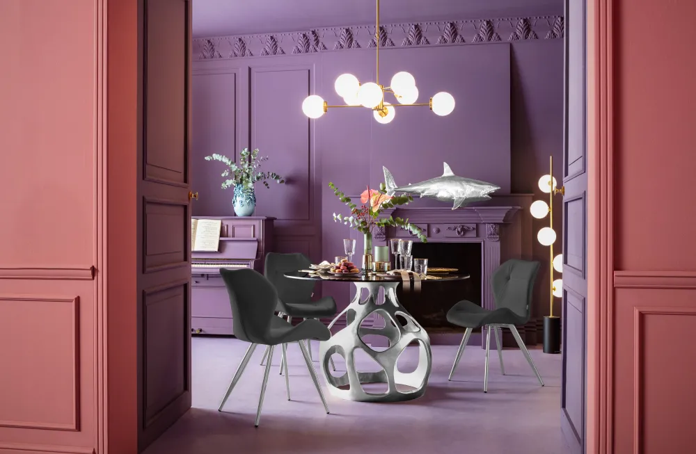 KARE Design Tuolit*Viva Tuoli, Harmaa, Kromi