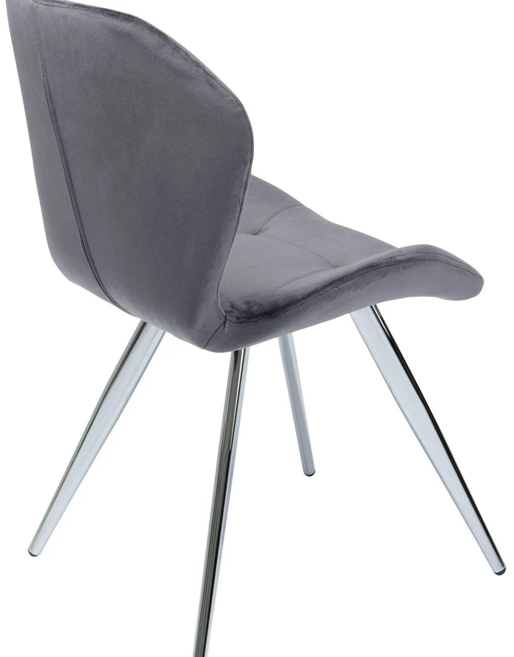 KARE Design Tuolit*Viva Tuoli, Harmaa, Kromi