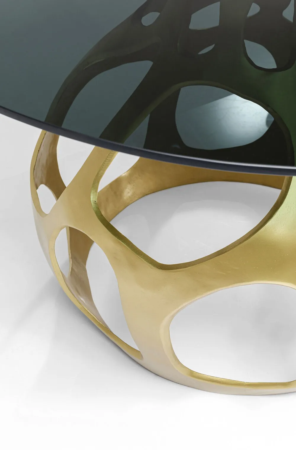 KARE Design Pöydät*Volcano Pyöreä Pöytä, Kulta Ø120cm