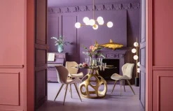 KARE Design Pöydät*Volcano Pyöreä Pöytä, Kulta Ø120cm