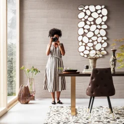 KARE Design Peilit*Water Drops Seinäpeili Kupari 135x78cm