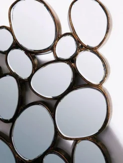 KARE Design Peilit*Water Drops Seinäpeili Kupari 135x78cm