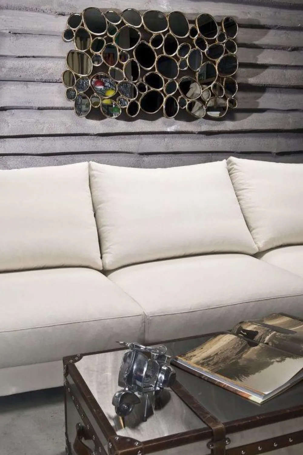 KARE Design Peilit*Water Drops Seinäpeili Kupari 135x78cm