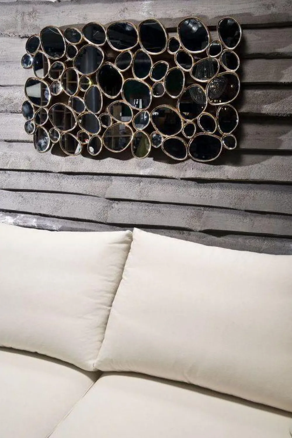 KARE Design Peilit*Water Drops Seinäpeili Kupari 135x78cm