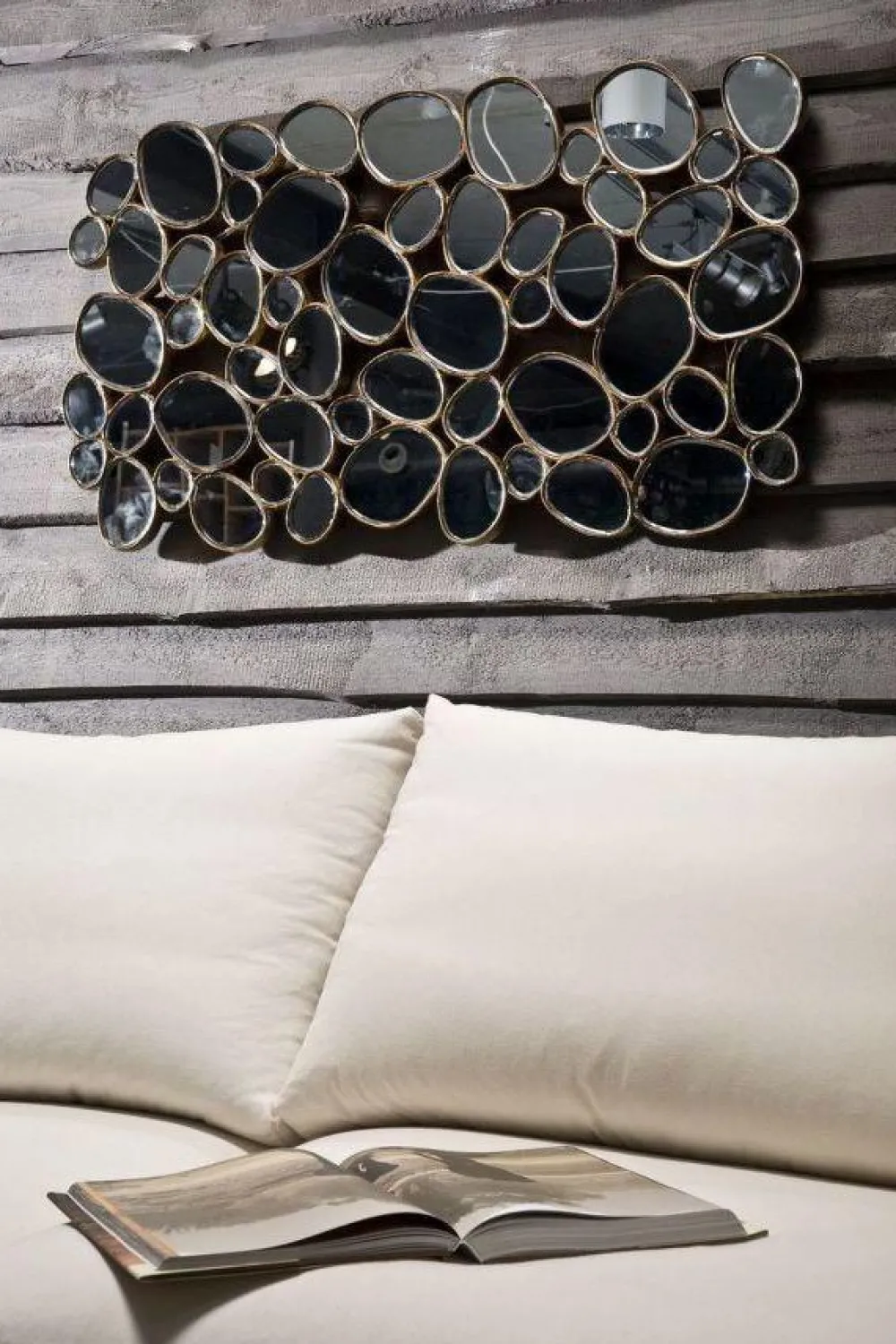 KARE Design Peilit*Water Drops Seinäpeili Kupari 135x78cm