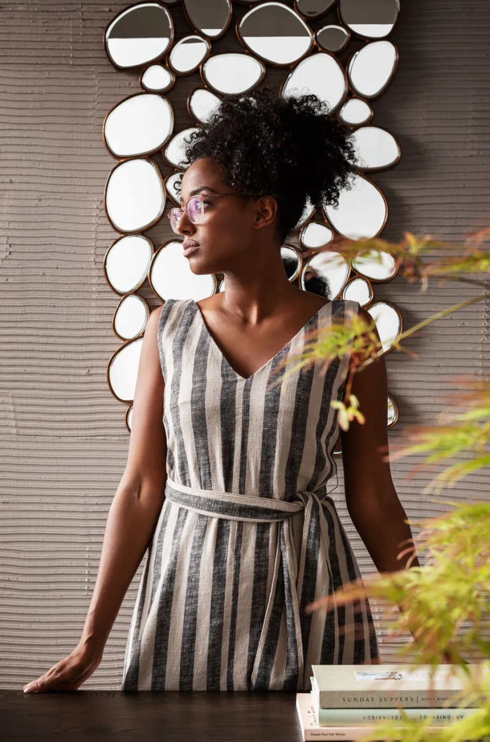 KARE Design Peilit*Water Drops Seinäpeili Kupari 135x78cm